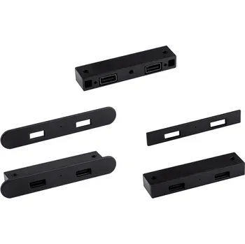 Interex design 2 x USB nabíjecí modul pro nábytek / Černý matný