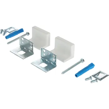 Nábytkové kování Interex design Kování pro závěsnou skříňku s krytem - boční montáž / Bílá