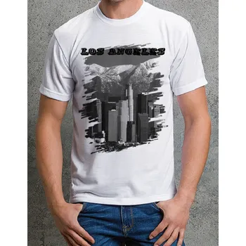 Pánské tričko tričko Los Angeles 116 (tričko s městem)