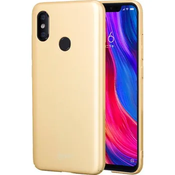 Pouzdro na mobilní telefon Lenuo Silikonový obal pro Xiaomi Redmi Note 6 Pro (Lenuo) Zlatá RN6PSILLG
