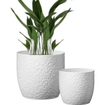 Obal na květináč obal keramický Boston pr14 bílá