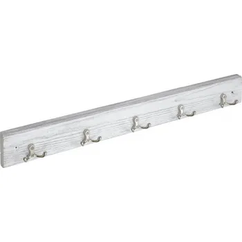 Věšák Interex design Sada nástěnných věšáků BÍLÉ DŘEVO