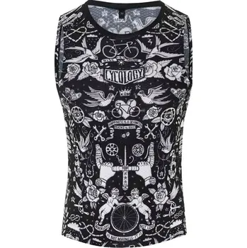 cyklistický dres Spodní vrstva bez rukávů CYCOLOGY Velo Tattoo, pánský