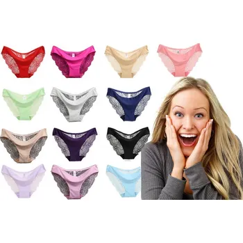 Dámské erotické prádlo Erotické kalhotky s krajkou - XL/2XL Barva: růžová