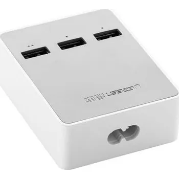 Nabíjecí 3-portová USB stanice Ugreen 20360, bílá