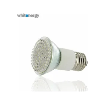 Žárovka WE LED žárovka 80xLED 3W E27 230V teplá bílá