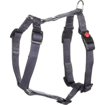 Postroj pro psa FLAMINGO Ziggi postroj (S) 35-50x1,5cm - granit modrý