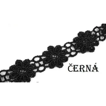Galanterie KRAJKA - KRAJKY aplikace černá