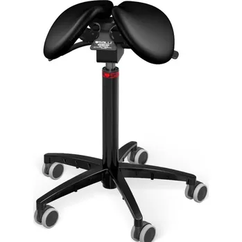 Sedlová židle Salli MultiAdjuster Barva čalounění: Syntetická kůže - černá #5816, Konstrukce: černá + standard základna, Výška postavy: Střední (M) - do 170 cm 24 barev