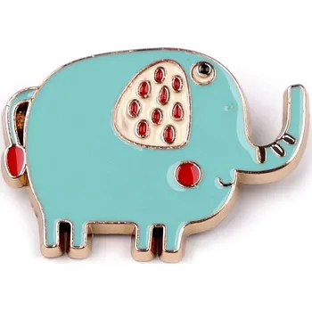 Náramek Brož pes, slon, liška, malé, 1 mint slon