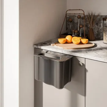 Emuca Odpadkový koš na dveře 5 l / antracitový