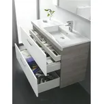 ROCA PRISMA skříňka 90 cm bílá/jasan, 2zásuvky, vč.sifonu a vnitřních organizérů A856883322