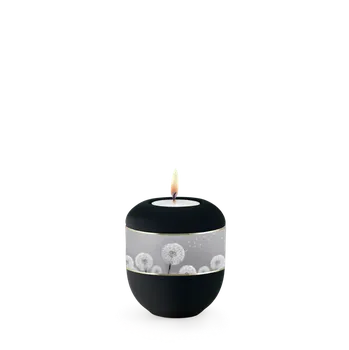 Smuteční dekorace Keramická miniurna Ventura - Pampeliška