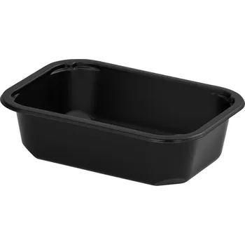 Jídelní hůlka Plastová zatavovací miska 1D černá 160/112/45 Bittner 528ks