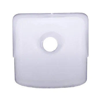 Nábytkové kování Interex Skleněný držák - 10ks / bílý