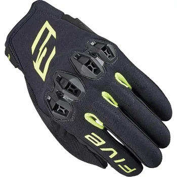 Moto rukavice Five Tricks black/fluo yellow vel.L