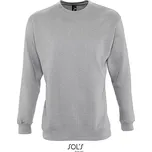 SOLS Mikina s náplety unisex SOL'S New Supreme barva grey melange, vel. XL