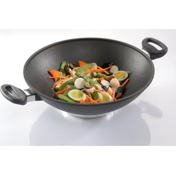 Pánev Titanový wok 36 cm s poklicí 6 l BAF Gigant