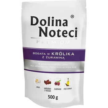 20x500g Dolina Noteci Premium Pouches - králičí s brusinkami
