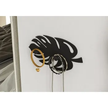 Věšák Interex design Věšák na stenu SPRING / Černý matný