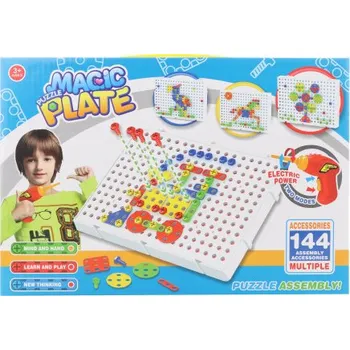 ostatní stavebnice Stavebnice šroubovací s vrtačkou malá