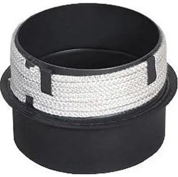 Kouřovod přechod do komína 160/160mm (d.160mm) t.1,5mm s těs. šnůrou ČER