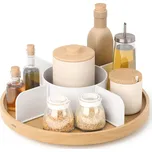 Umbra Otočný organizér/tácek BELLWOOD LAZY SUSAN 30 cm bílý/přírodní