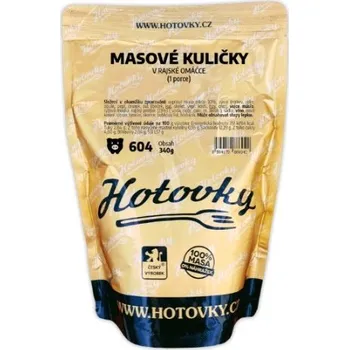 Hotové jídlo Masové kuličky v rajské omáčce (1 porce)