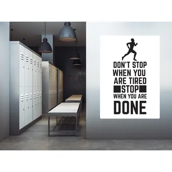 Samolepící dekorace Dont stop samolepka na zeď výška 20 cm