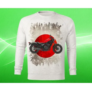 Pánská mikina mikina HONDA REBEL 500 dámská XS (mikina s motorkou)