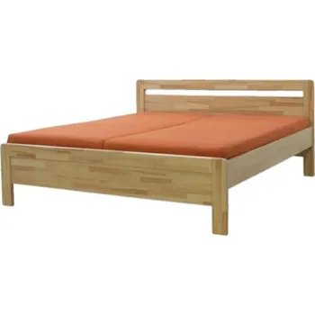 Postel Dřevěná postel Karlo masiv oblé 200x180 Buk jádrový Doprava ZDARMA.