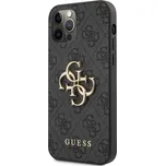 Guess Big 4G Metal Logo Case iPhone 12/12 Pro,Grey