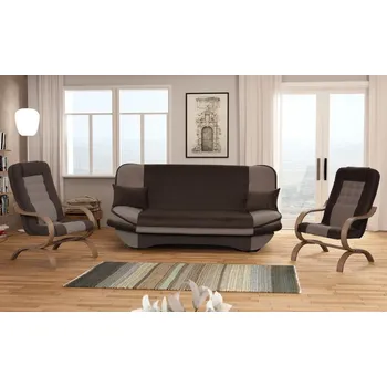 Sedací souprava Sedací souprava GURU 3+1+1 hnědá