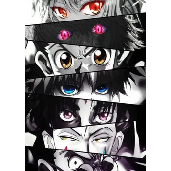 Diamantové malování Diamantové malování - Oči anime hrdinů č. 1125 - 35x45cm