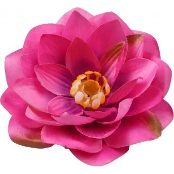 umělá květina Vazbový květ leknínu 11 cm, tmavě růžový