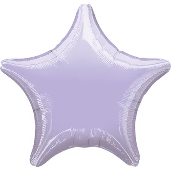 Balónek Amscan / Reithmüller Balonek fóliový hvězda fialová světlá, 45 cm