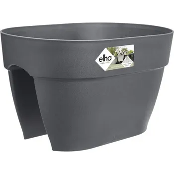 Truhlík Truhlík na zábradlí plastový Flower Bridge elho Vibia Campana 40 x 26 x 22 cm antracit