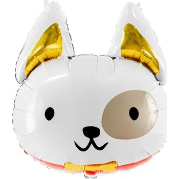 PartyDeco Balonek fóliový Pes, 50 cm