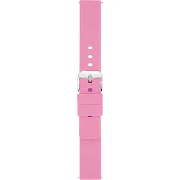 Řemínek na hodinky Silikonový řemínek na hodinky 18 mm růžový