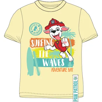 Chlapecké tričko Paw Patrol - Tlapková patrola -Licence Chlapecké tričko - Paw Patrol 52021668, žlutá Barva: Žlutá, Velikost: 116