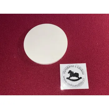 HandMade by VeJa Sádrový odlitek - kulatý podtácek