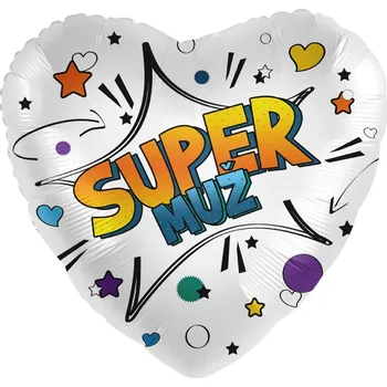 Balónek Premioloon Balonek fóliový Super muž, 43 cm