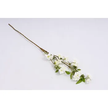 umělá květina Umělá kvetoucí větev sekury 84 cm, bílá