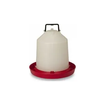 Plastová napaječka 5 l s bajonetem a šroubem ve dně k napouštění, pro drůbež 20417