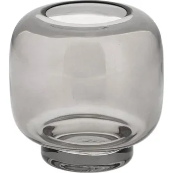 Svícen Storefactory Skleněný svícen Hultsjö Grey