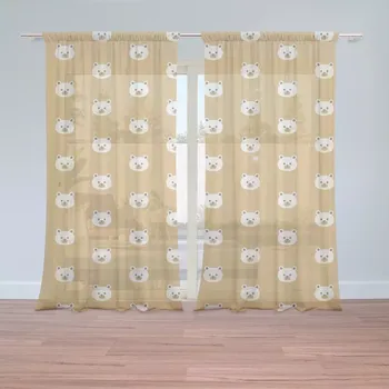 Záclona Záclony Roztomilí medvídci: 2 ks - 150x250 cm - Sablio