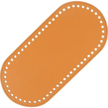 Dno na kabelku z eko kůže Ideal 12x25cm žluto-hnědá