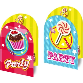 Pozvánka Folat Párty pozvánky Sweet, 8 ks