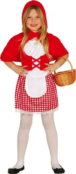 Karnevalový kostým Fiestas Guirca Dívčí kostým Červená Karkulka červený/bílý