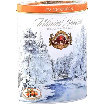Čaj BASILUR Winter Berries Sea Buckthorn plech 100 g